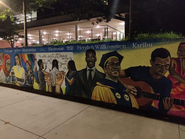 A Mural near Tech Walkway in Georgia Tech