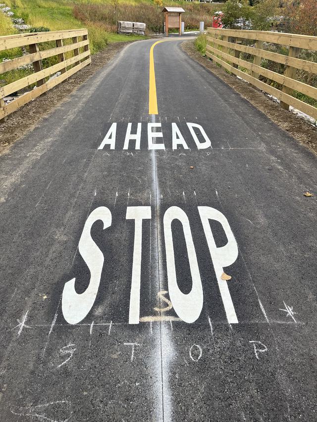 The new Williamstown Bike Trail