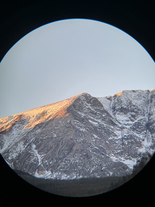 Sunset in Rocky Mountains