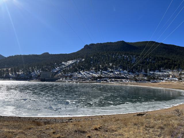 Frozen Lake and Powerplant